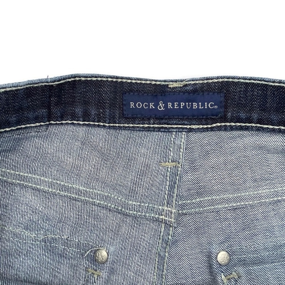Rock & Republic Stinger Denim Shorts Size 8 - Picture 3 of 7